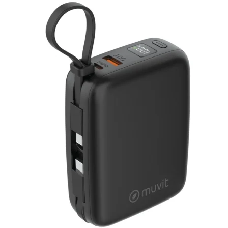 Powerbank 20000mAh Muvit For Change MCCHP0015/ 65W/ Negra