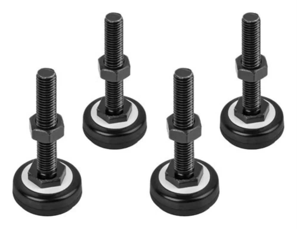 Pie lanberg m10 para armario rack 4 unidades