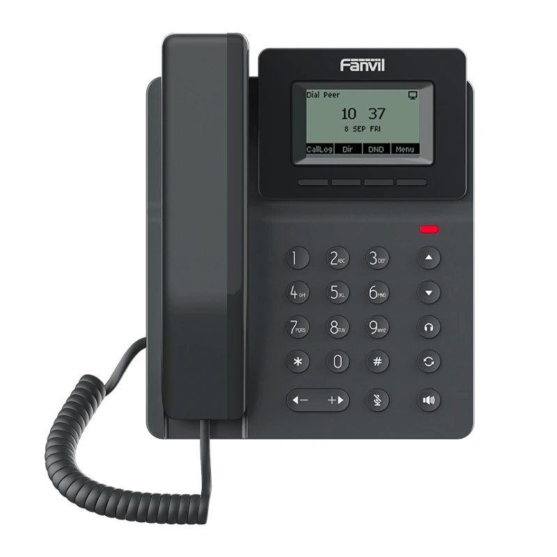 Fanvil V50P 2 líneas SIP Pantalla 2.3" PoE 2x10-10
