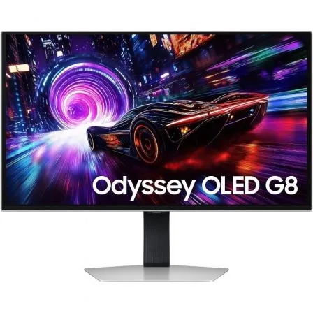 Monitor Gaming Samsung Odyssey OLED G8 G81SF S27FG816SU 27"/ 4K/ 0.03ms/ 240Hz/ QD-OLED/ Regulable en altura/ Plata