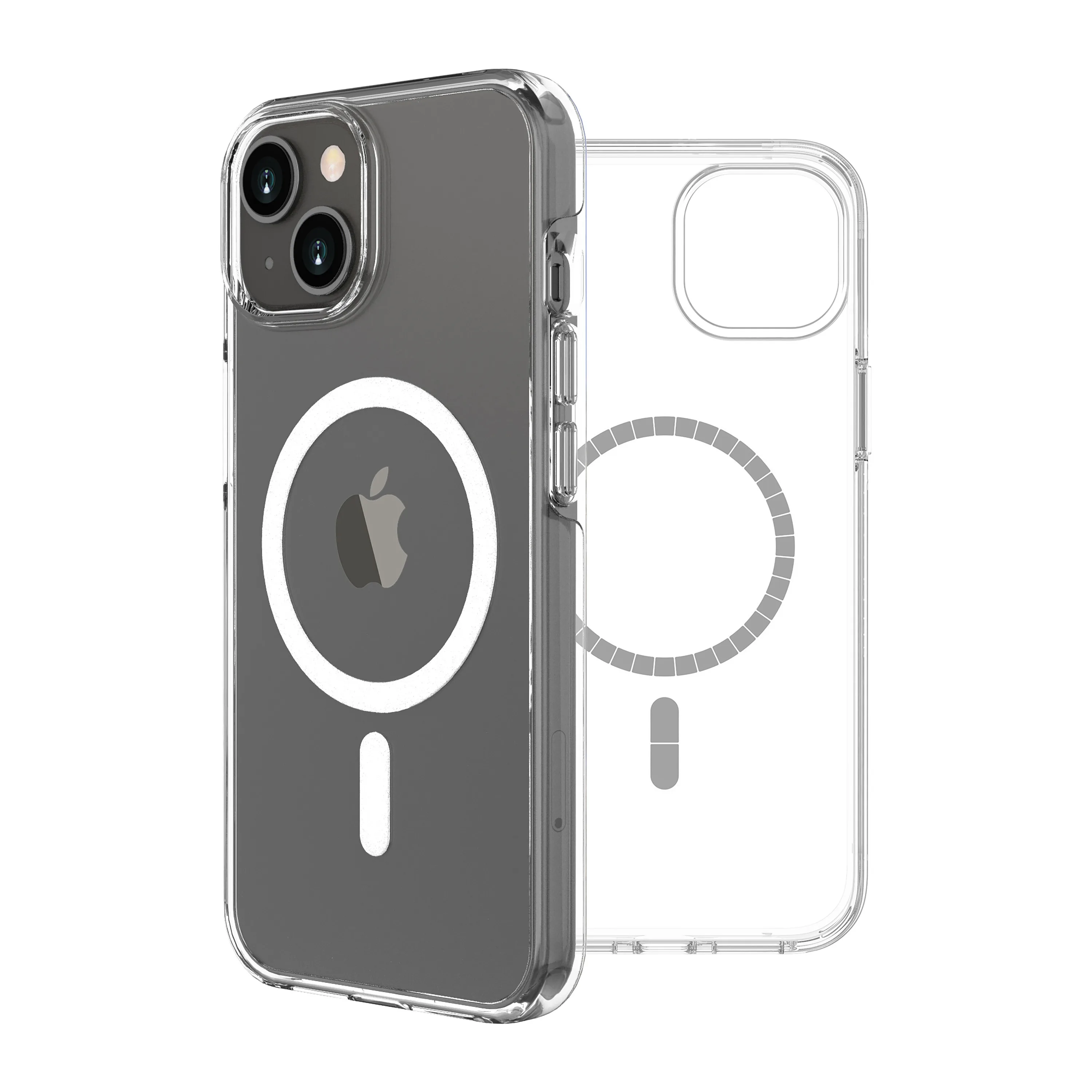Carcasa myway magsafe para apple iphone 14 transparente