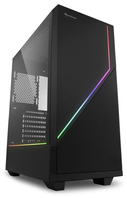 Sharkoon RGB FLOW Midi Tower Negro