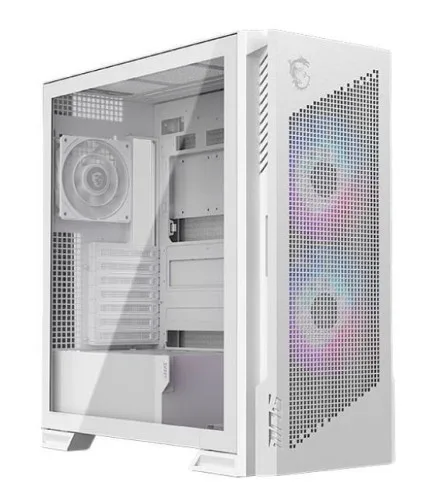 Caja ordenador gaming msi mpg velox 300r airflow pz atx argb blanca