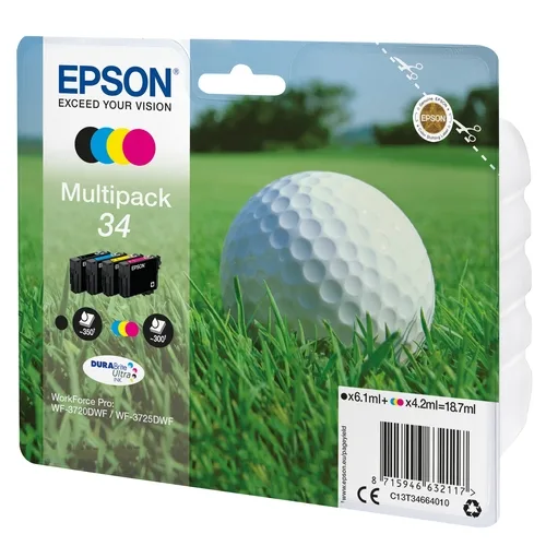 Multipack epson t3466 wf3720 - 3720dnf - golf