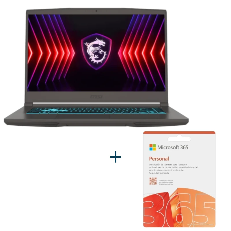 MSI Thin15-219ES AMD R7-7735HS W11H+ O365 Personal