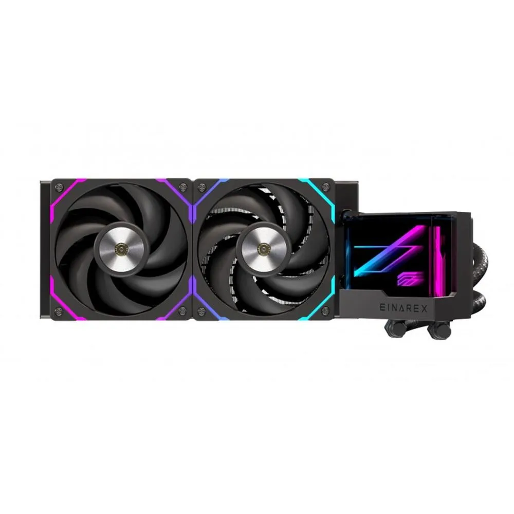 Kit refrigeracion liquida einarex vertex 240 rgb 2x 120mm negro
