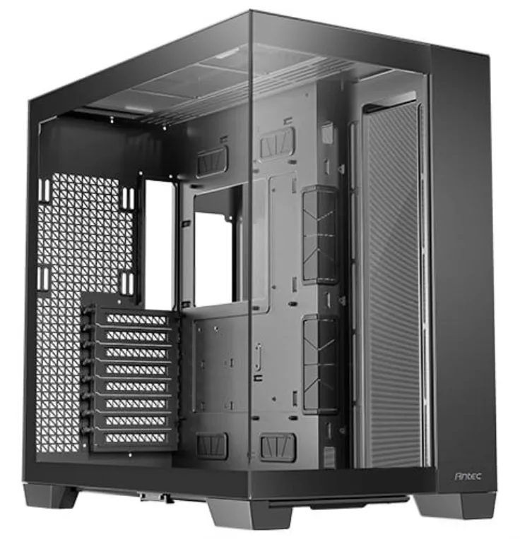 Caja ordenador gaming antec atx c8 vidrio negro