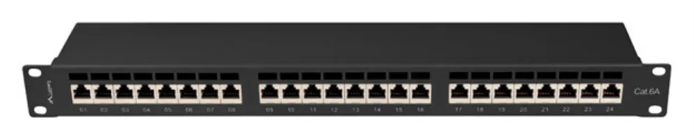 Lanberg PPSA-1024-B panel de parcheo 1U
