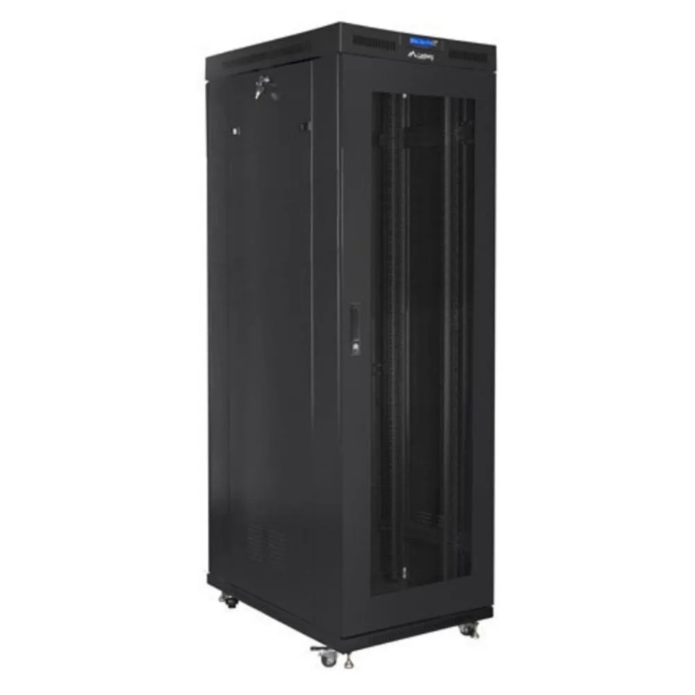 Lanberg FF01-8027-23BL armario rack 27U Rack o bastidor independiente Negro
