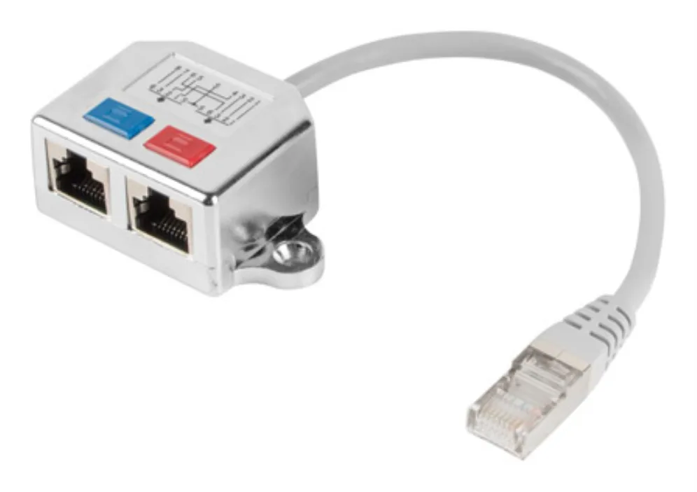Adaptador lanberg splitter ethernet ftp rj45 a 2x rj45