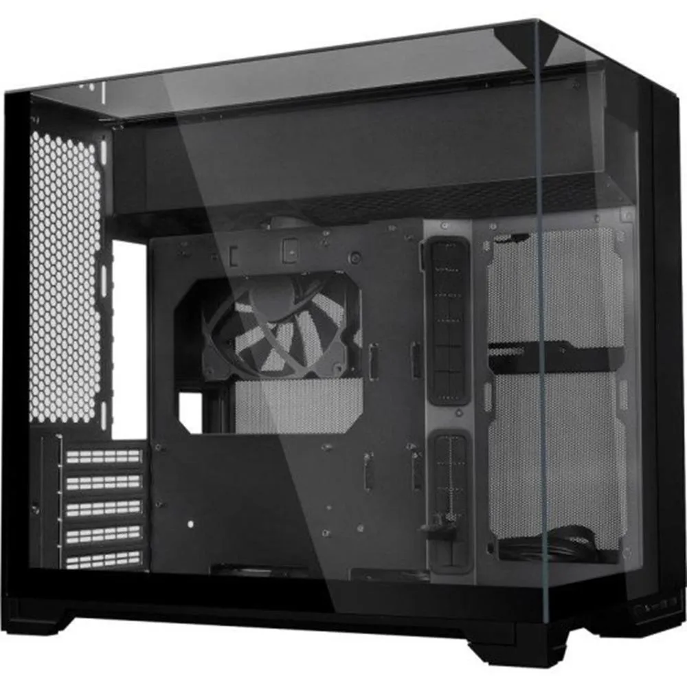 Caja ordenador gaming lian li o11 vision - m matx cristal templado negra