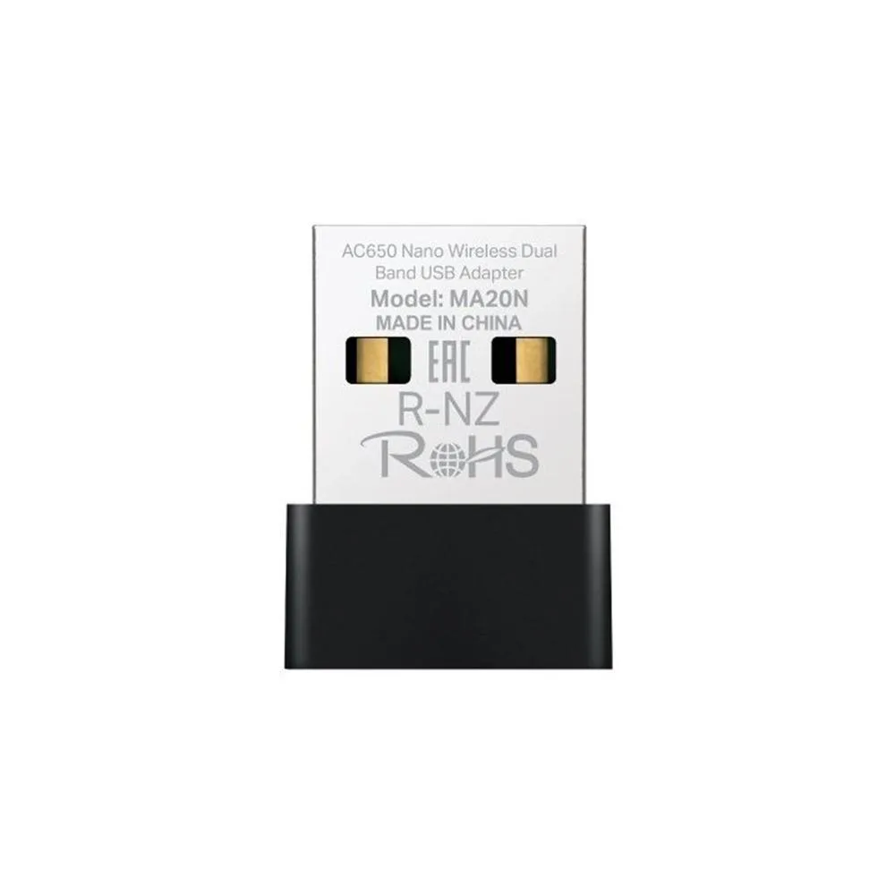 Adaptador usb red mercusys ma20n 433mbps