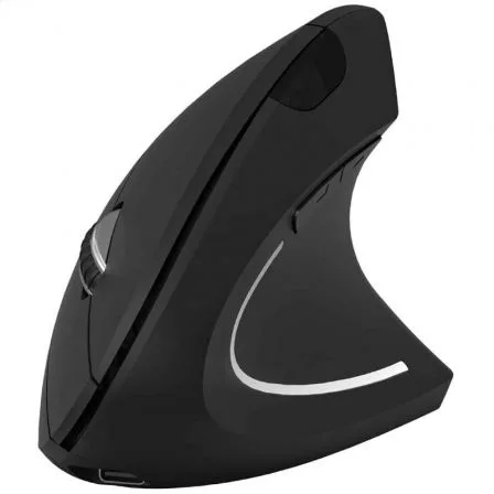 Raton inalambrico subblim glide vertical ergo negro