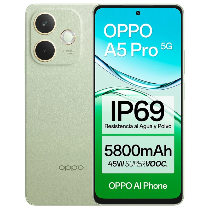 OPPO A5 Pro 5G 6.67" HD+ 256GB 8(+8)GB Olive Green