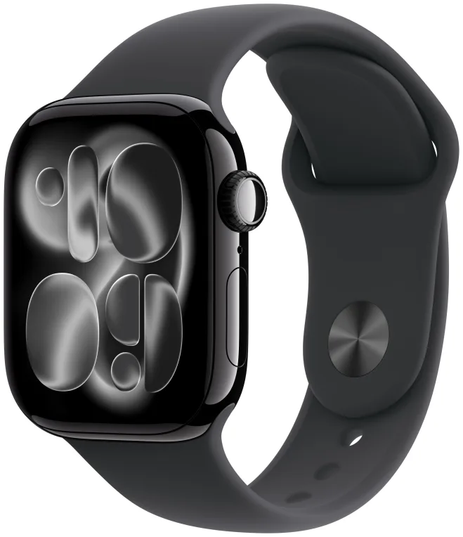 Apple Watch Series 11/ GPS/ Cellular/ 42mm/ Negro Azabache/ Correa Deportiva Negra (S/M)