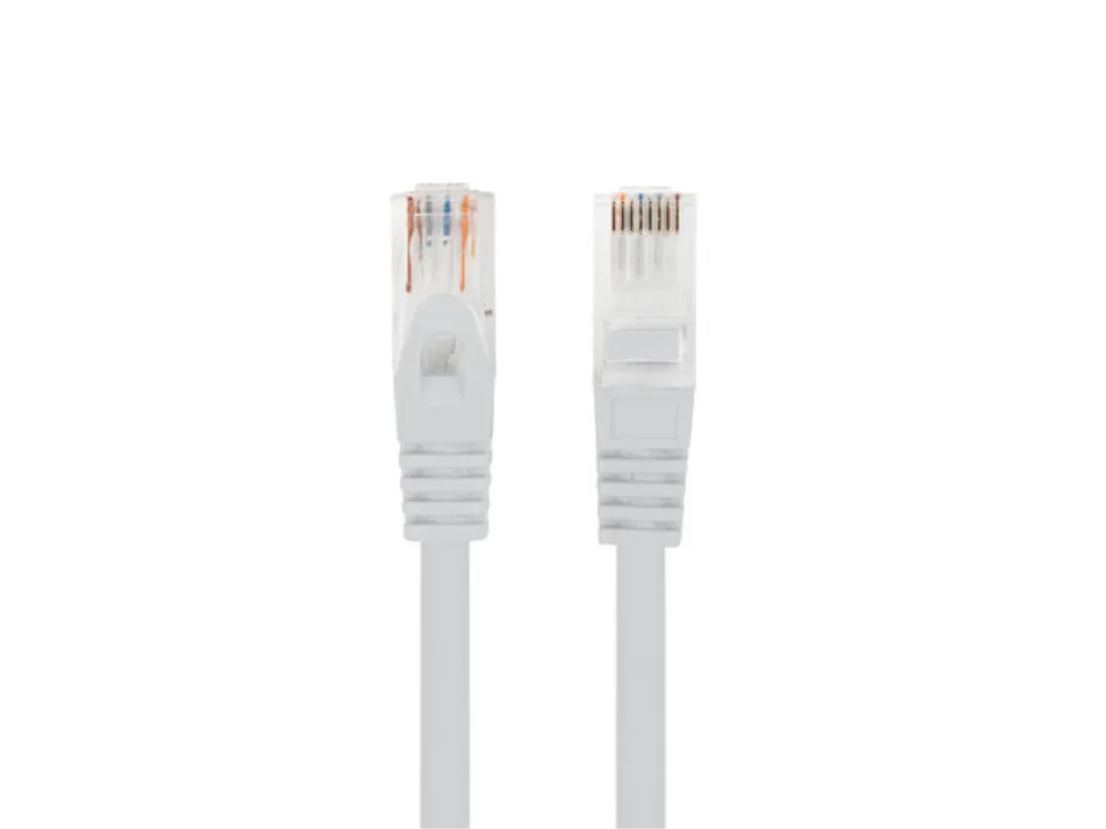 Cable red lanberg latiguillo cat.6 utp 0.5m gris fluke passed