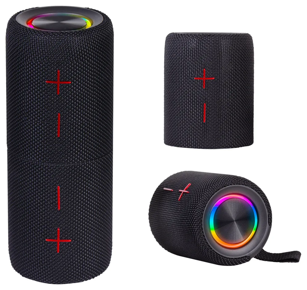 Trevi XR 8A44 DOUBLE Altavoz portátil estéreo Negro 20 W