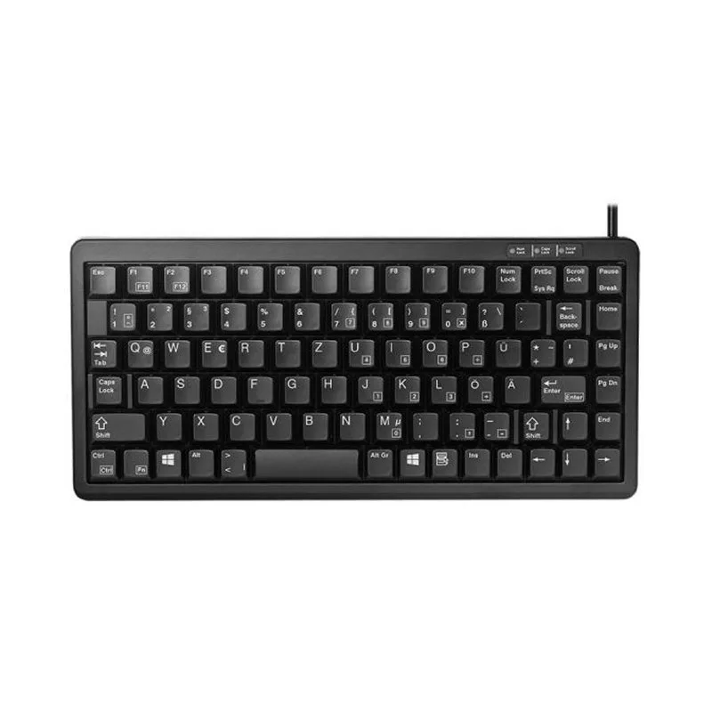 Cherry teclado slim USB+PS-2 negro