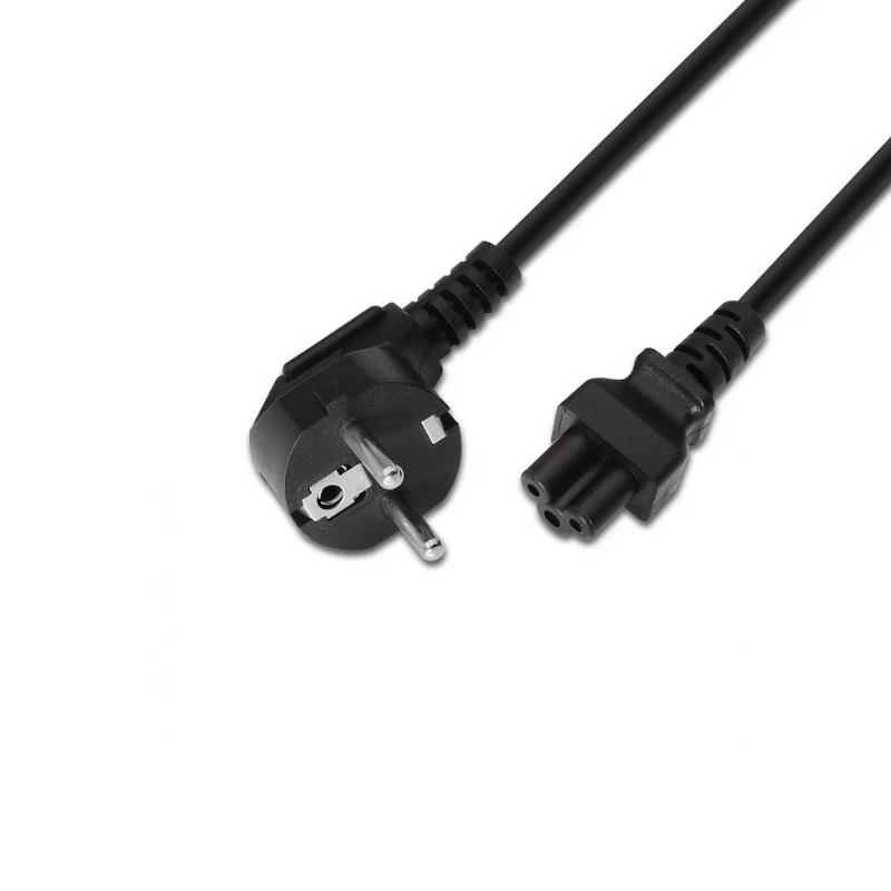 Aisens Alimentación Trébol CEE7-M-C5-H negro 1.5m