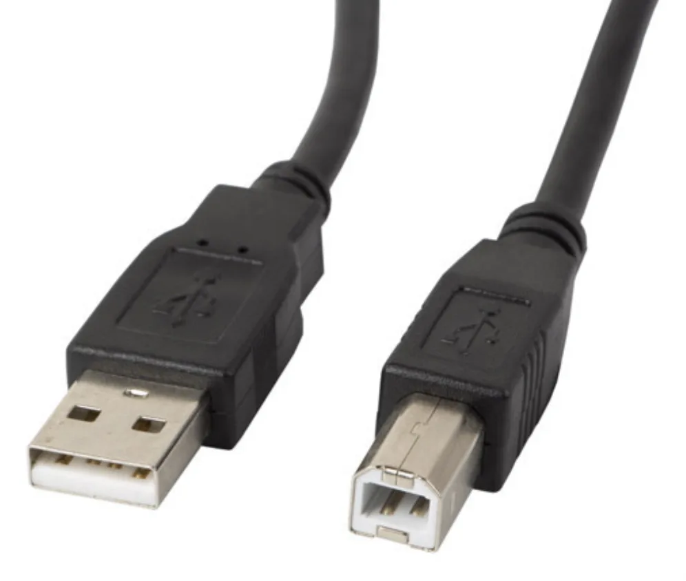 Cable impresora lanberg usb a - usb b macho - macho negro 0.5 m