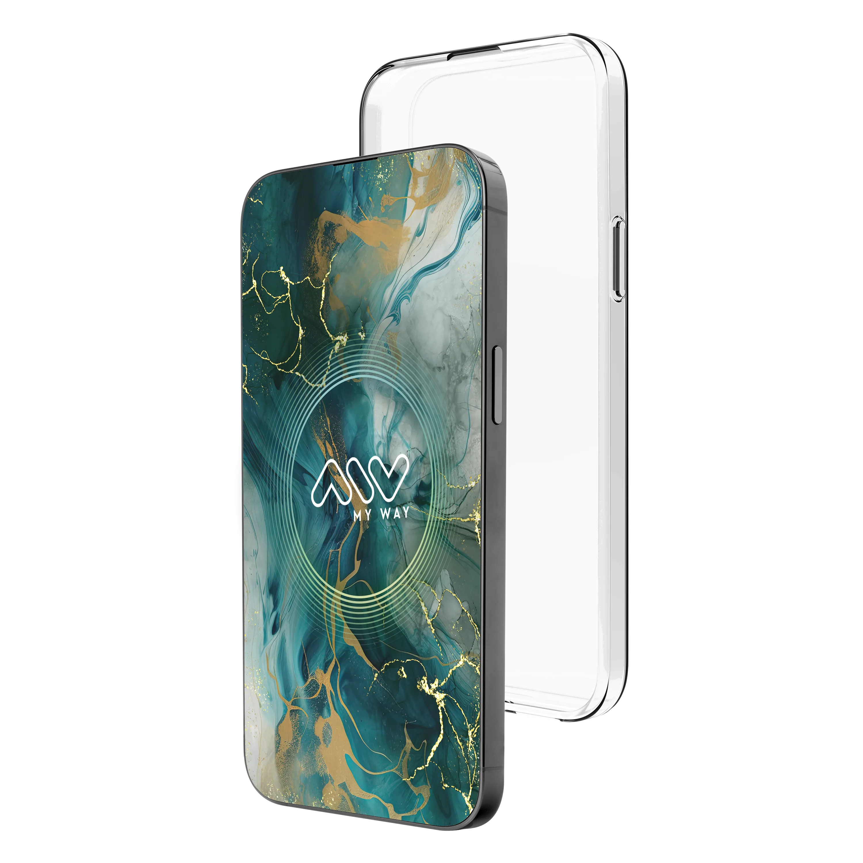 Carcasa myway para apple iphone 16e transparente
