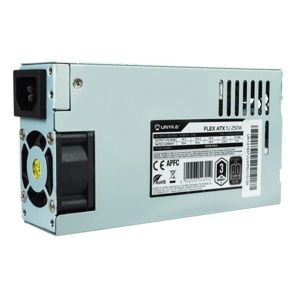 Fuente alimentacion flex unykach bulk apfc atx 250w