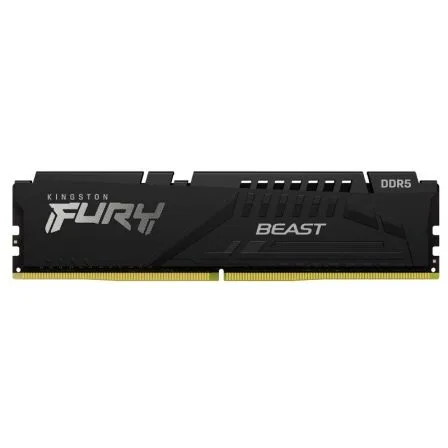 Memoria ram ddr5 8gb kingston - 6000 mhz - pc5 - 48000 - fury beast - cl36 - 1.25v - am5