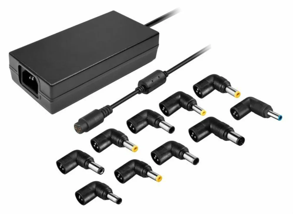 Cargador de Portátil Leotec Notebook/ 120W/ Automático/ 10 Conectores/ Voltaje 12-20V