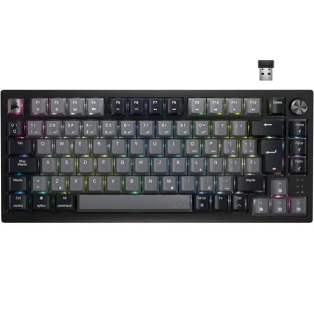 Teclado gaming corsair k65 plus inalambrico rgb