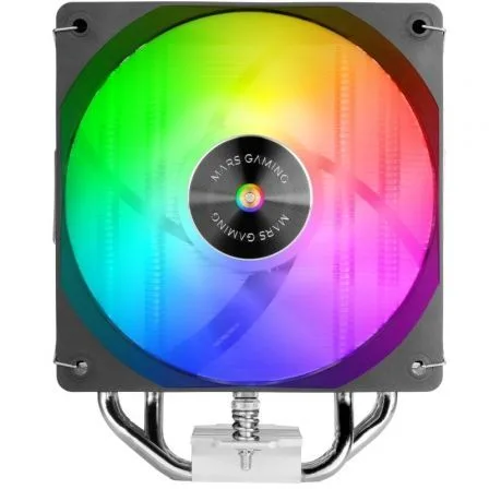 Ventilador disipador cpu mars gaming mcpux4argb argb 120mm negro