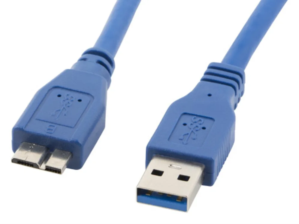 Cable usb lanberg 3.0 macho - micro usb macho 0.5m azul