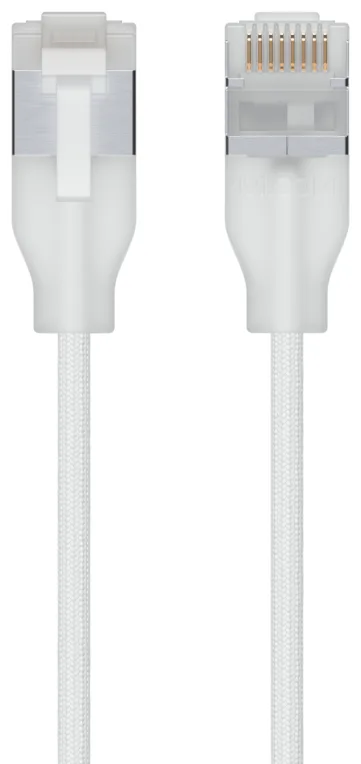 Ubiquiti UACC-Cable-Patch-EL-C6A-3M-W cable de red Translúcido, Blanco Cat6a