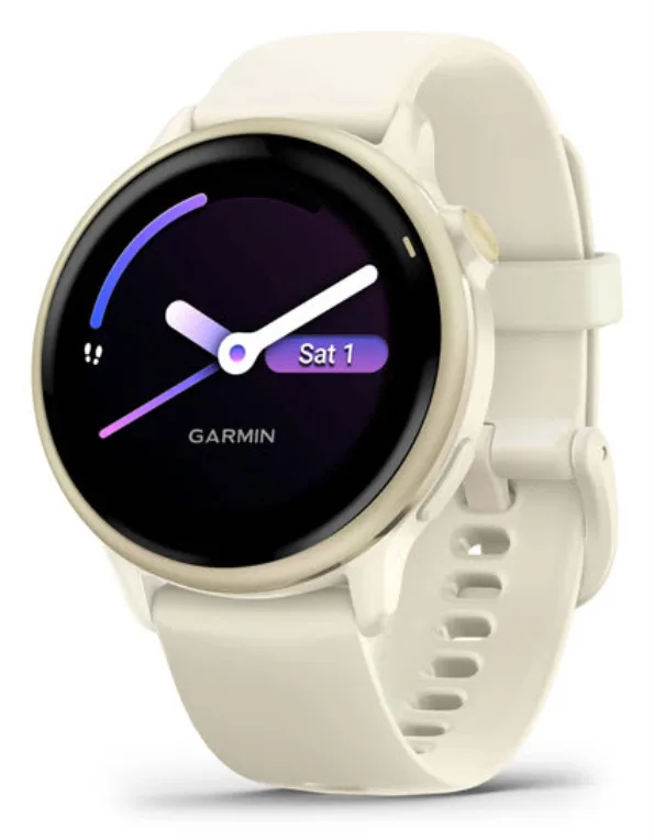 Garmin vívoactive 6 3,05 cm (1.2") AMOLED 42 mm Digital 390 x 390 Pixeles Pantalla táctil Blanco Wifi GPS (satélite)
