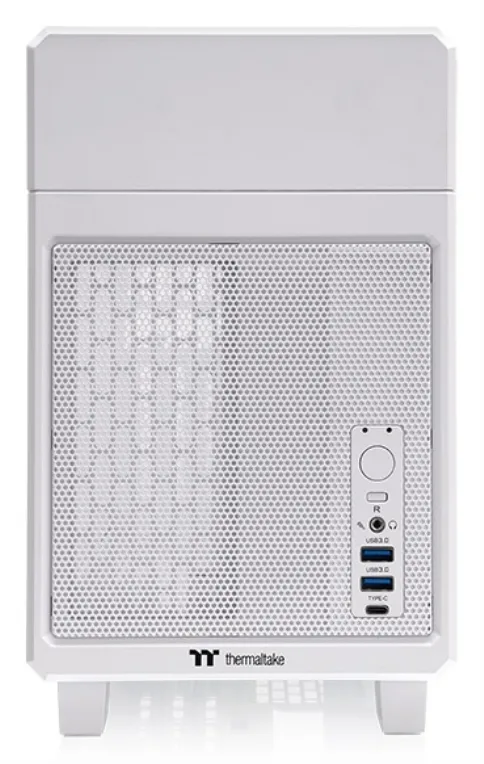 Caja ordenador gaming thermaltake tr100 matx blanco