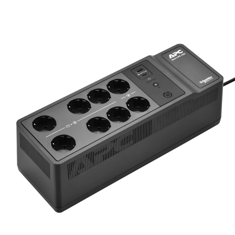 APC Back-UPS 1050VA-600W 8 tomas Schuko USB A+C