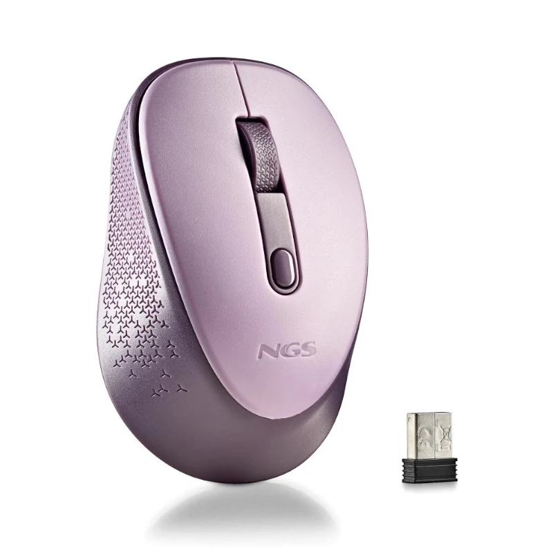 NGS RATON INALAMBRICO 800-1600DPI Lila