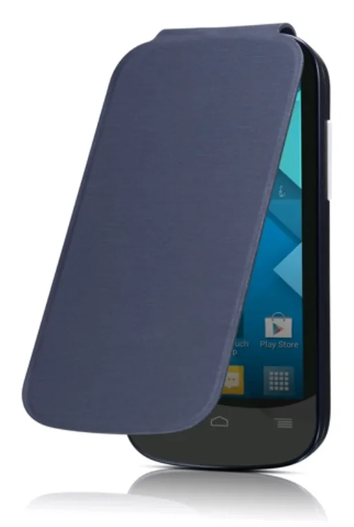 Alcatel F-GCGB27B0A10C1-A1 funda para teléfono móvil Libro Negro, Azul