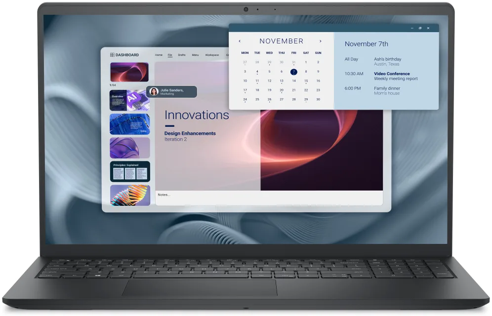 Portatil dell pro 15 essential pv15250 i7 - 1355u - 16gb - ssd 512gb - 15.6 pulgadas fhd - w11h sin cargador