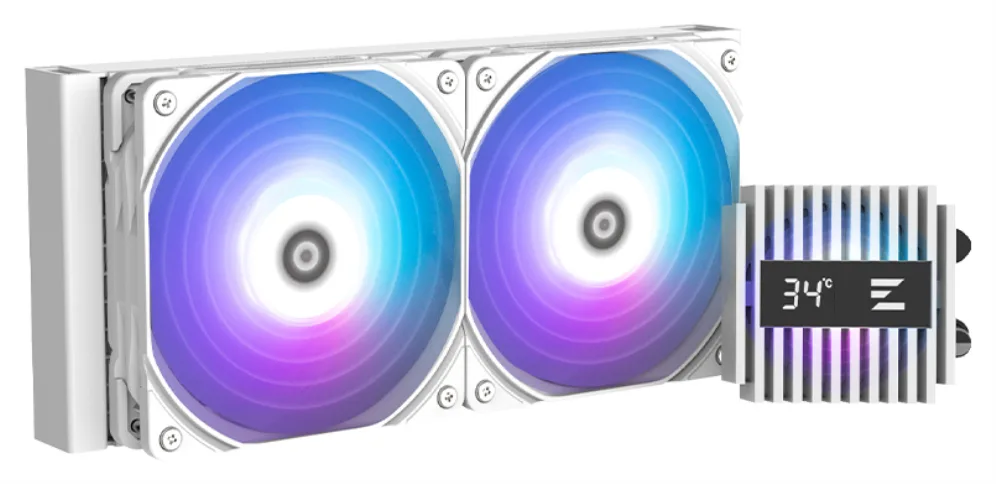 Zalman ALPHA2 A24 WHITE sistema de refrigeración para ordenador Procesador Sistema de refrigeración líquida todo en uno 12 cm Blanco