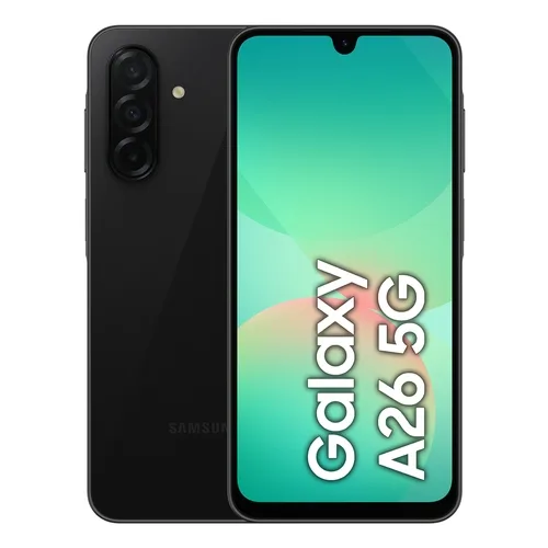 Samsung Galaxy A26 17 cm (6.7") Dual SIM híbrido Android 15 5G USB Type-C 6 GB 128 GB 5000 mAh Preto