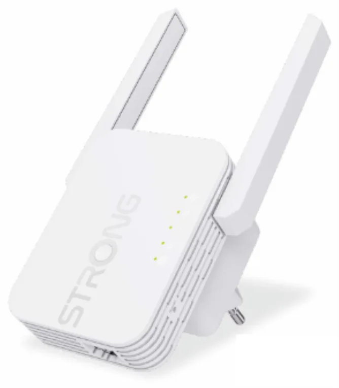 Strong 300S repetidor y transceptor Repetidor de red 300 Mbit/s Blanco