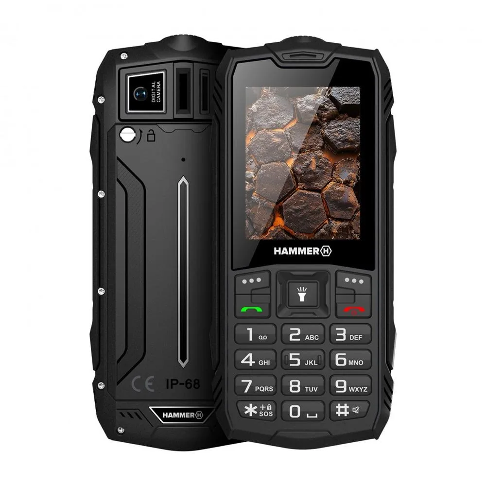 Telefono movil rugerizado hammer rock 2.4 pulgadas - 4g