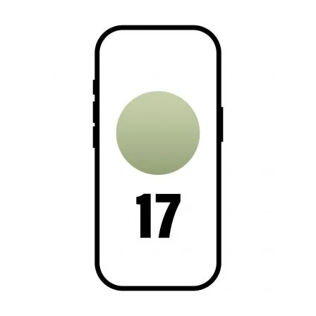 Smartphone Apple iPhone 17 512GB/ 6.3"/ 5G/ Verde salvia