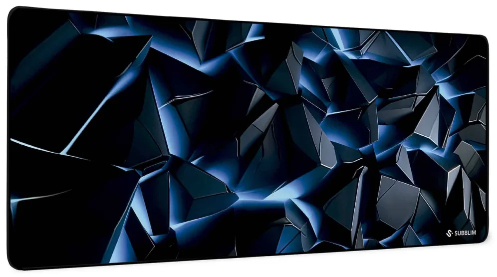 Alfombrilla Subblim Blue Obsidian XL/ 900 x 400 x 3 mm