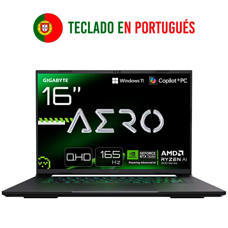 Portatil gigabyte 1vh93ptc94ah rai7 - 350 16gb ssd 1tb 16 pulgadas
