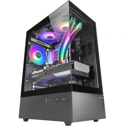 Caja ordenador mars gaming mcxo atx frgb cristal templado negra